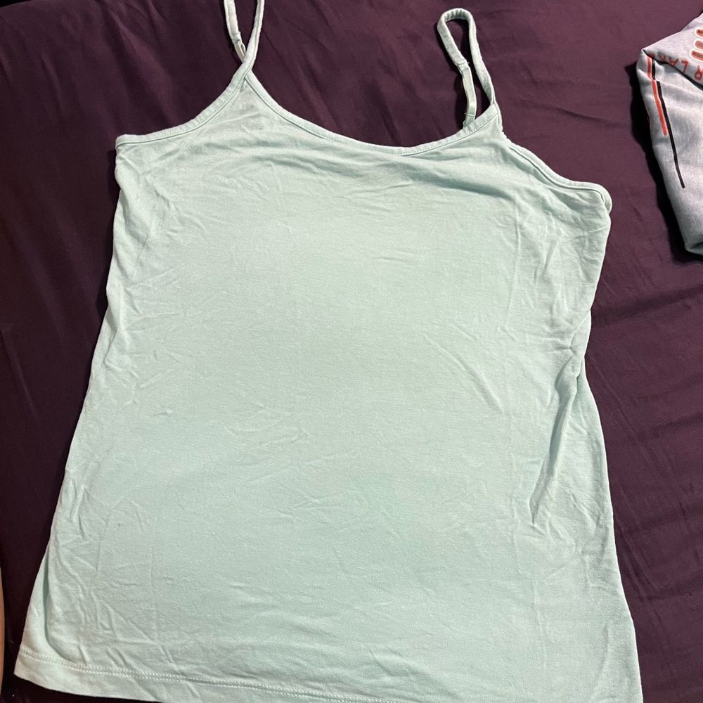 Light Teal spaghetti strap tank top